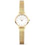 Bering Classic zegarek damski złoty na bransoletce mesh 11022-334