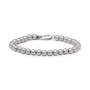 Armani Exchange bransoletka męska kulki srebrne AXG0118040