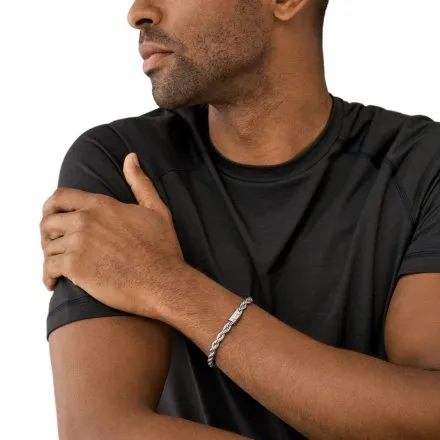 Armani Exchange bransoletka męska łańcuszek kordel AXG0123040