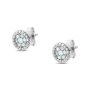 Fossil Sterling kolczyki damskie srebrne mozaika JFS00518040