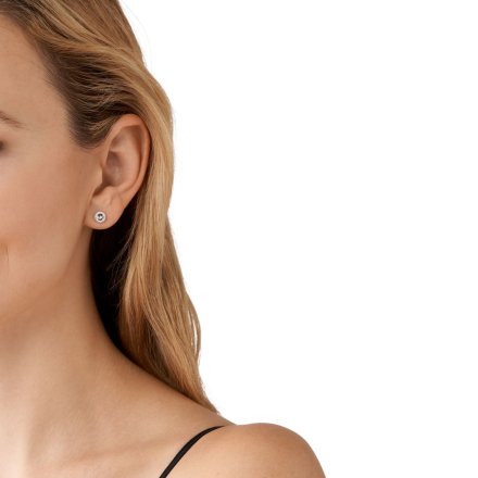 Michael Kors Premium kolczyki damskie wkrętki srebrne MKC1727CZ040