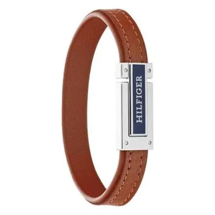 Tommy Hilfiger bransoletka męska skórzana brązowa 2790560