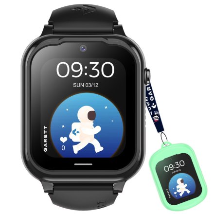 Garett Kids Essa GO czarny smartwatch dla dzieci 5904238486498