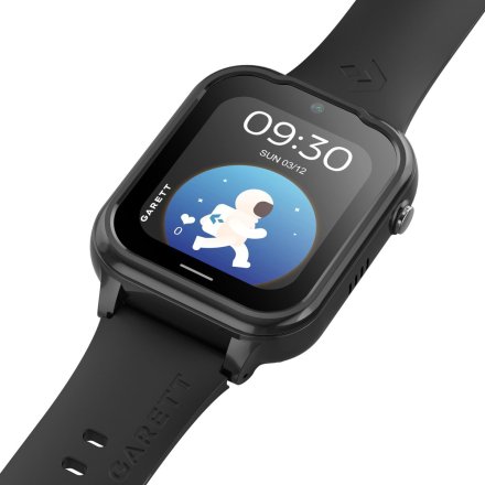 Garett Kids Essa GO czarny smartwatch dla dzieci 5904238486498