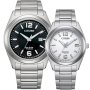 Citizen zegarki dla par na bransolecie tytanowe Eco-drive