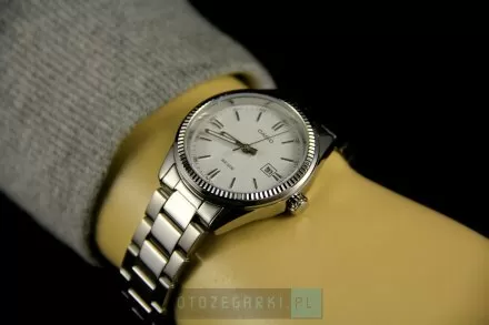 Casio Classic zegarki dla par zestaw zielona / biała tarcza