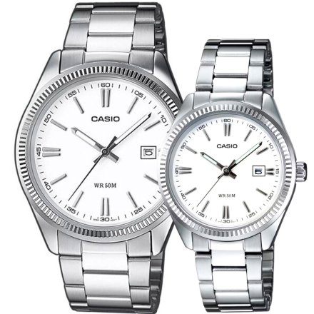 Casio Classic zegarki dla par zestaw klasyczny na bransolecie