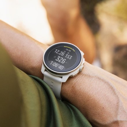 SUUNTO Race S Powder Gray beżowy zegarek do biegania SS051017000
