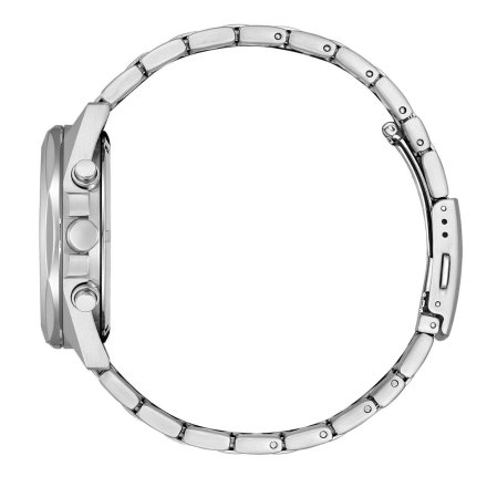 Citizen Eco-Drive Modern zegarek męski srebrny granatowa tarcza CA4590-81L