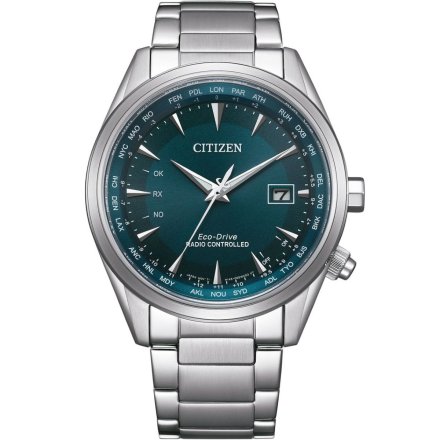 Citizen Radio Controlled Eco-Drive zegarek męski z morską tarczą CB0270-87L