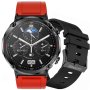 GRAVITY GT21-6 czarno-czerwony smartwatch do rozmów