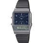 Casio Vintage zegarek czarny z wyświetlaczem i wskazówkami w stylu Retro AQ-800EB-2AEF