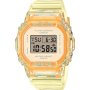 Casio Baby-G zegarek żółty przeźroczysty prostokątny BGD-565SJ-9ER