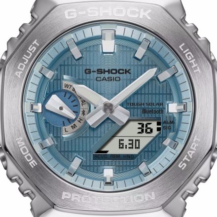 Casio G-SHOCK G-Steel zegarek męski niebieski GBM-2100A-1A2ER
