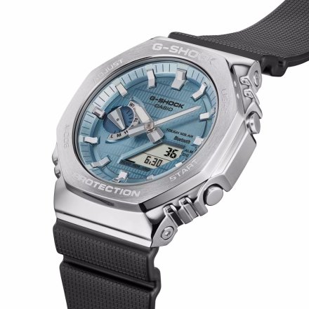 Casio G-SHOCK G-Steel zegarek męski niebieski GBM-2100A-1A2ER