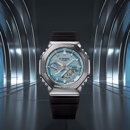 Casio G-SHOCK G-Steel zegarek męski niebieski GBM-2100A-1A2ER