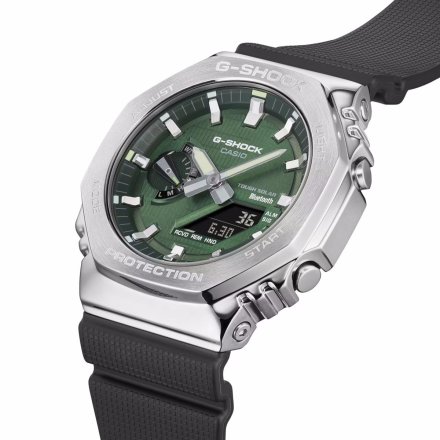 Casio G-SHOCK G-Steel zegarek męski zielony GBM-2100A-1A3ER