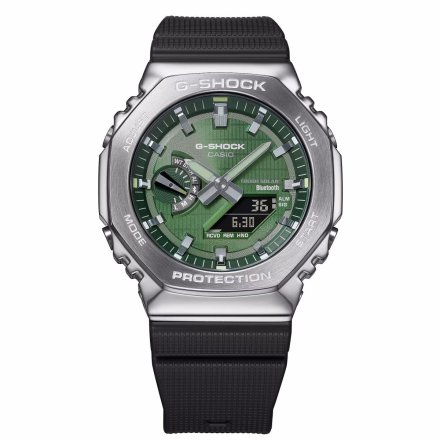 Casio G-SHOCK G-Steel zegarek męski zielony GBM-2100A-1A3ER