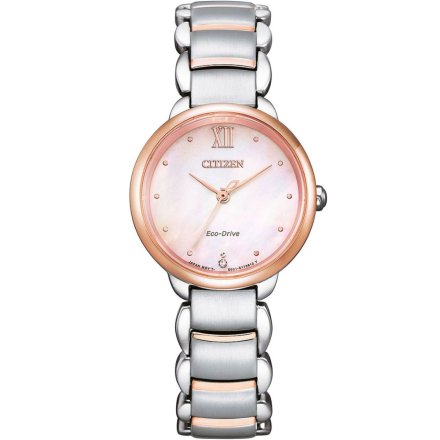 Citizen L Moonlight Zegarek Damski ze srebrną bransoletą EM0924-85Y