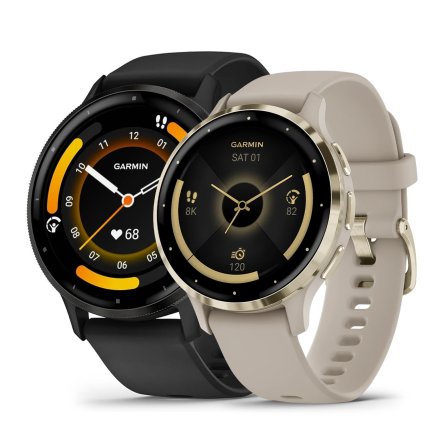 GARMIN zegarki dla par Venu 3 & Venu 3S zestaw czarno - złoty