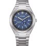Citizen Super Titanium Zegarek automat męski granatowa tarcza NJ0180-80L