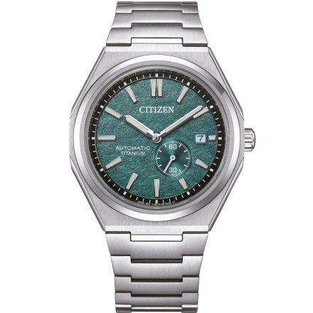 Citizen Super Titanium Zegarek automat męski morska tarcza NJ0180-80X