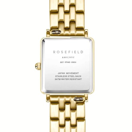 Rosefield Boxy zegarek damski złoty na bransolecie QCGSG-Q048