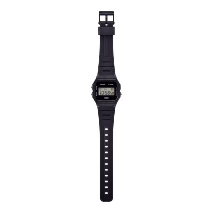 Casio Sport zegarek czarny z wyświetlaczem F-91WB-1AEF