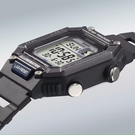 Casio Digital Bluetooth Step Tracker zegarek czarny z krokomierzem WS-B1000-1AVEF