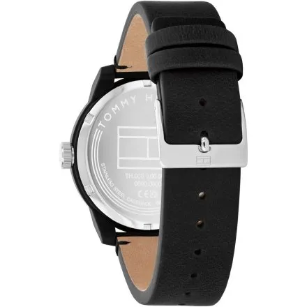 Tommy Hilfiger Troy Zegarek męski z czarnym paskiem 1710542