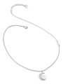 Guess MOON PHASES naszyjnik srebrny z księżycem JUBN01189JW