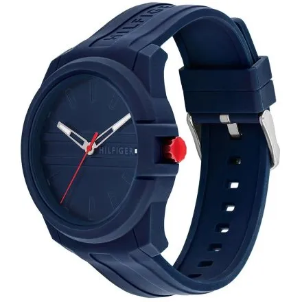 Tommy Hilfiger Austin Zegarek męski z granatowym paskiem 1710595
