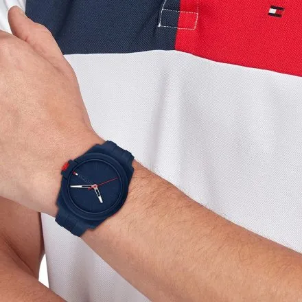 Tommy Hilfiger Austin Zegarek męski z granatowym paskiem 1710595