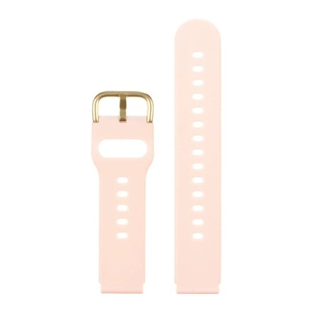 Pasek do smartwatch 20 mm różowy pastelowy silikon uniwersalny G