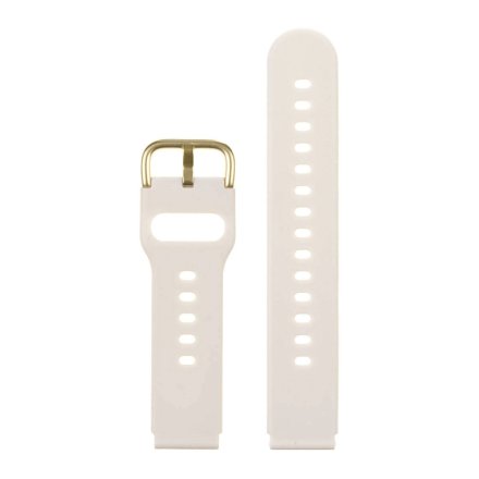 Pasek do smartwatch 20 mm beżowy nude pastelowy silikon uniwersalny G