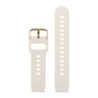 Pasek do smartwatch 20 mm beżowy nude pastelowy silikon uniwersalny G