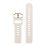 Pasek do smartwatch 20 mm beżowy nude pastelowy silikon uniwersalny RG