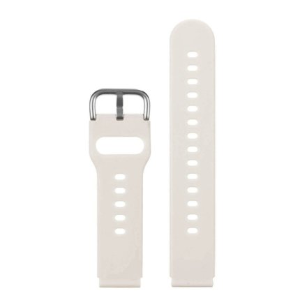 Pasek do smartwatch 20 mm beżowy nude pastelowy silikon uniwersalny S