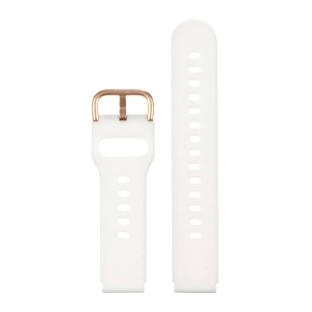 Pasek do smartwatch 18 mm biały silikon uniwersalny RG