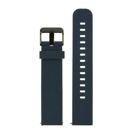 Pasek do smartwatch 22 mm granatowy silikon uniwersalny