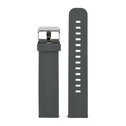 Pasek do smartwatch 22 mm szary silikon uniwersalny
