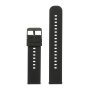 Pasek do smartwatch 20 mm czarny silikon uniwersalny