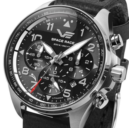 Zegarek męski Vostok Europe Space Race 6S20-325A741 z czarnym paskiem