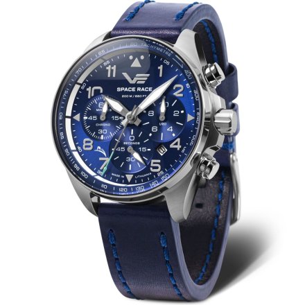 Zegarek męski Vostok Europe Space Race 6S20-325A742 z granatowym paskiem