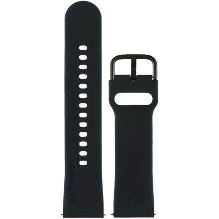 Garett pasek do smartwatcha 20 mm czarny silikonowy uniwersalny 5904238485958