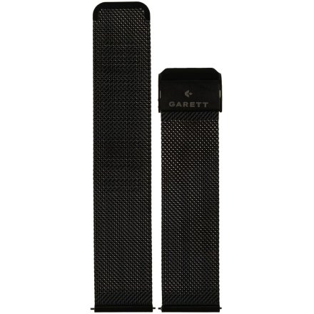 Garett bransoleta do smartwatcha 20 mm czarna siatka uniwersalna 5904238485965