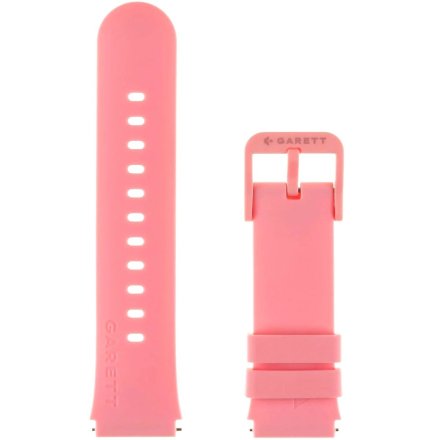 Garett różowy silikonowy pasek 20 mm do smartwatcha Kids Sun Ultra 4G 5904238485897
