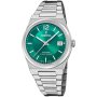 Festina Swiss Made zegarek damski na bransolecie wodoszczelny zielony 20035/5