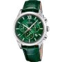 Festina Swiss Made zegarek męski na pasku zielony ze stoperem 20041/3