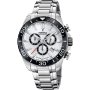 Festina Swiss Made zegarek męski na bransolecie srebrny ze stoperem 20042/1